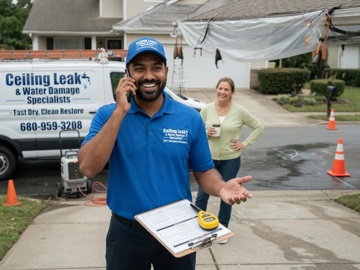 Ceiling Leak Cleanup Cowpens, SC FAQs